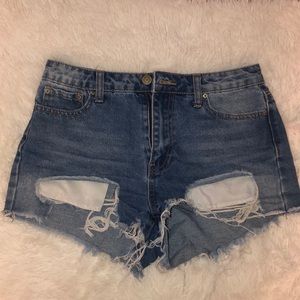 Jean shorts